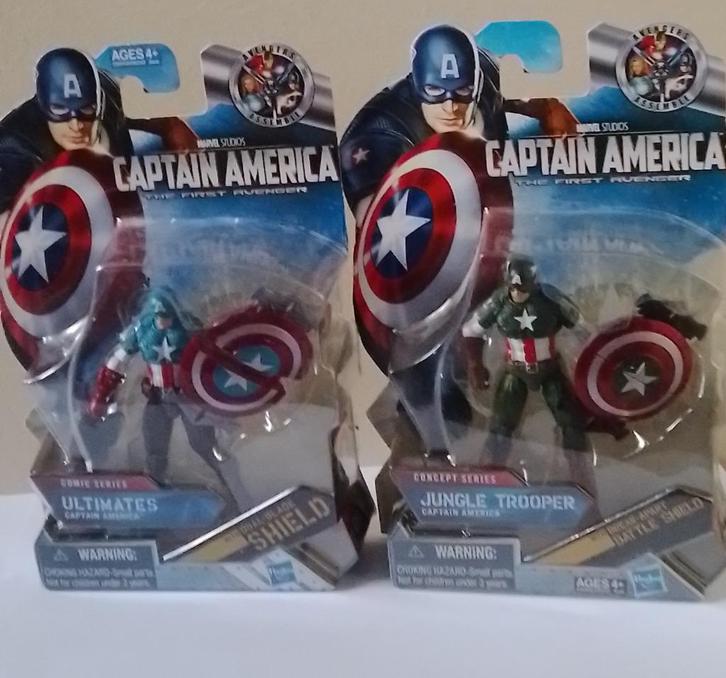 Marvel - 4x Captain America actiefiguren (Nieuw), Kinderen en Baby's, Speelgoed | Actiefiguren, Nieuw, Ophalen of Verzenden