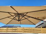 Dubbele zweefparasol, Tuin en Terras, Parasols, Ophalen, Gebruikt, Zweefparasol, Meer dan 4 meter