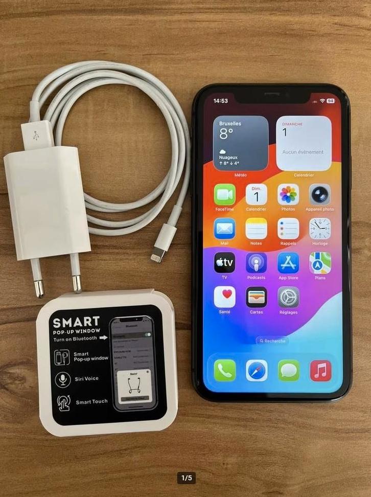 iPhone 11 64Gb batterij 79%, Telecommunicatie, Mobiele telefoons | Apple iPhone, Gebruikt, 64 GB, Zonder abonnement, iPhone 11