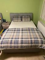 Boxspring 2 persoon in zeer goede staat met bergruimte, Huis en Inrichting, Slaapkamer | Bedden, Ophalen, Zo goed als nieuw