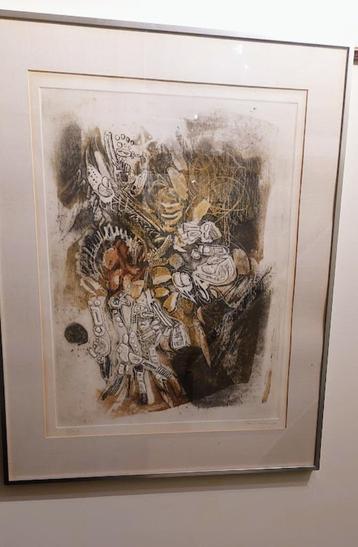 Ets Rene Mels "Les condaminés II" getekend/gekaderd beschikbaar voor biedingen