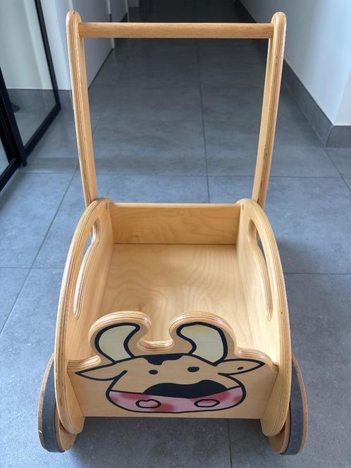 Loop/duwkar janbibejan Klaartje, Kinderen en Baby's, Speelgoed | Houten speelgoed, Zo goed als nieuw, Duw- of Trekspeelgoed, Ophalen