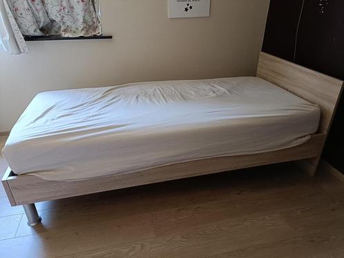 Eenpersoonsbed + lattoflex, Huis en Inrichting, Slaapkamer | Bedden, Gebruikt, 90 cm, 200 cm, Ophalen