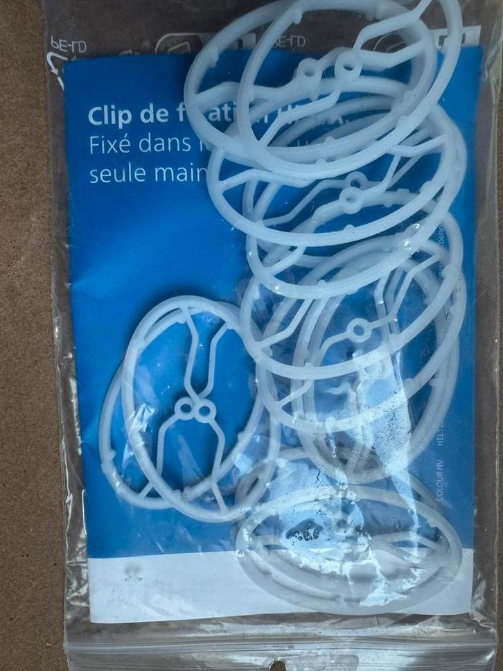 Helia bevestigingsclips, Bricolage & Construction, Quincaillerie & Fixations, Comme neuf, Enlèvement ou Envoi