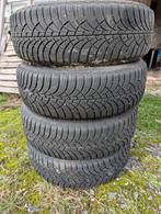 4 pneus hiver avec jantes Goodyear Ultragrip 9 185 65 R15, Auto-onderdelen, Banden en Velgen, Gebruikt, 15 inch, Band(en), Personenwagen