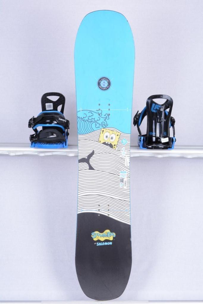 120 kinder snowboard SALOMON EL CAPITAN, SPONGE BOB, Sport en Fitness, Snowboarden, Gebruikt, Board, Verzenden