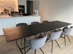 Eettafel Heer Mesa Nero, Huis en Inrichting, Ophalen, Belgische design, Eikenhout, 50 tot 100 cm