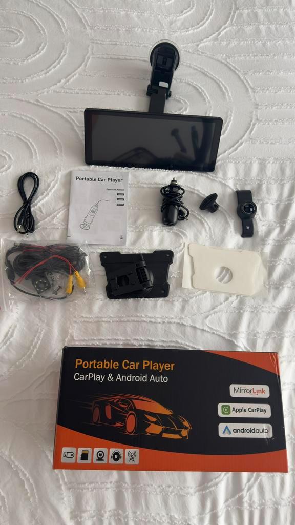 10” CarPlay Scherm / Écran – Apple & Android – Met Camera, Auto diversen, Autoradio's, Zo goed als nieuw, Ophalen