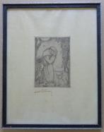 FELIX TIMMERMANS / SINT-FRANCISCUS / ZW-W ETS / 33x26cm KAD, Antiek en Kunst, Kunst | Litho's en Zeefdrukken, Ophalen of Verzenden