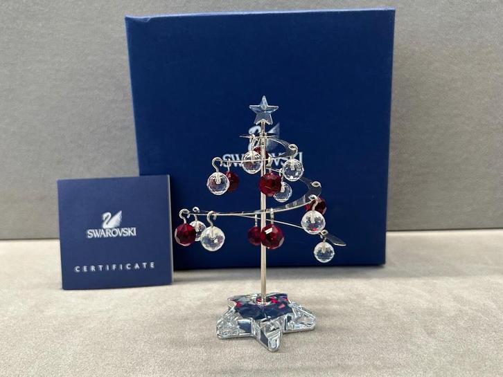 Swarovski Kerstboom met Kerstballen, Verzamelen, Swarovski, Nieuw, Figuurtje, Ophalen of Verzenden