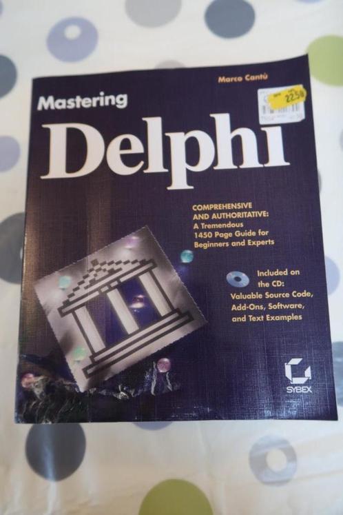 Boek Mastering Delphi - Marco Cantù (incl. CD), Livres, Informatique & Ordinateur, Comme neuf, Langage de programmation ou Théorie