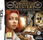 Nintendo DS spel, Chronocles of mystery, de vloek ..., Games en Spelcomputers, Games | Nintendo DS, 1 speler, Verzenden, Zo goed als nieuw