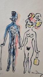 2 werken van Kees van Dongen  Aquarel  Hand Gesigneerd  Inge, Ophalen