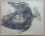 GUY BULCKE / VOGEL / ORIGINEEL WERK / 40x50cm / SIG / 1960, Ophalen of Verzenden
