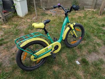 S'Cool Meisjesfiets 18 inch weinig gebruikt  beschikbaar voor biedingen