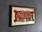 Coca Cola spiegel 22 x 32 cm zo goed als nieuw, Enlèvement, Comme neuf, Panneau publicitaire