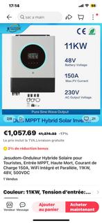 Onduleur hybride solaire de 15 KW et non 11 KW, Comme neuf