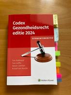 Codex gezondheidsrecht editie 2024, Boeken, Schoolboeken, Overige vakken, Wolters Kluwer, Overige niveaus, Ophalen