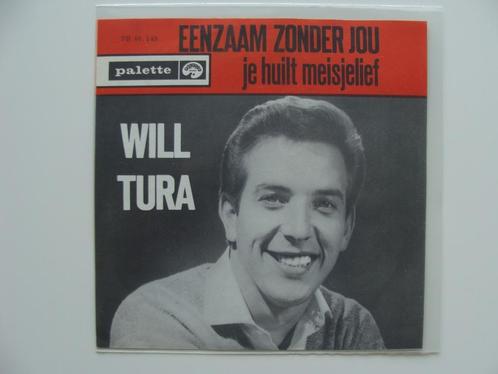 Will Tura – Eenzaam Zonder Jou (1962), Cd's en Dvd's, Vinyl Singles, Single, Nederlandstalig, 7 inch, Ophalen of Verzenden