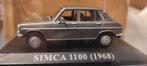 Simca 1100 zilver metallic 1968 1:43, Nieuw, Ophalen of Verzenden