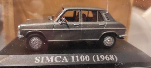 Simca 1100 zilver metallic 1968 1:43, Hobby en Vrije tijd, Modelauto's | 1:43, Nieuw, Ophalen of Verzenden