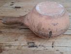 Oude doorleefde terracotta braadpan , oven, Antiek en Kunst, Ophalen of Verzenden