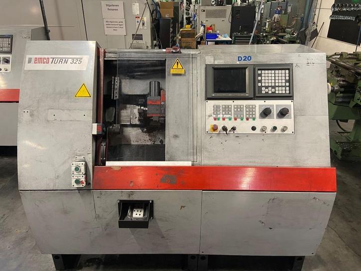 EMCO turn 325 CNC draaibank, Doe-het-zelf en Bouw, Draaibanken, Gebruikt, Metaaldraaibank, Minder dan 500 mm, Computergestuurd (Cnc)