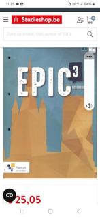 Leerboek Epic 3 geschiedenis, Boeken, Schoolboeken, Ophalen, Nieuw, ASO, Geschiedenis