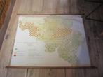 Affiche scolaire ancienne,Carte des régions agro-économiques, Ophalen of Verzenden, Aardrijkskunde