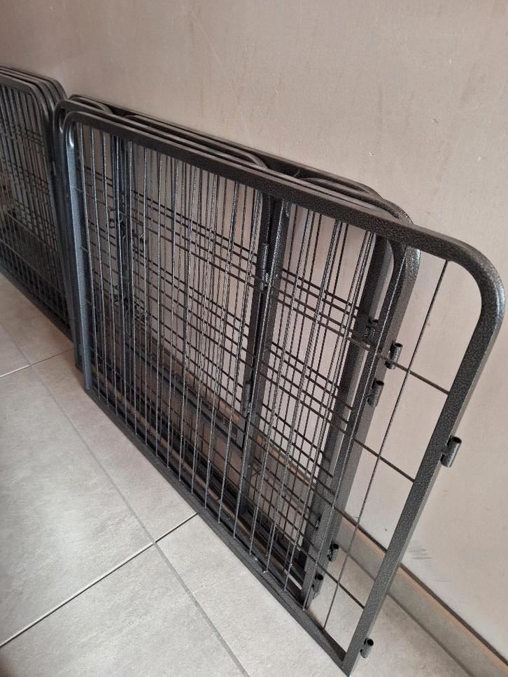 Puppyren 160x160cm 8 panelen, Dieren en Toebehoren, Hondenbenches, Zo goed als nieuw, Ophalen