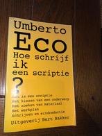 Umberto Eco - Hoe schrijf ik een scriptie?, Autres sciences, Utilisé, Umberto Eco