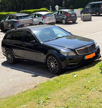 Mercedes C250 10/2010 Break euronorm5 benzine, Auto's, Mercedes-Benz, Automaat, Euro 5, Zwart, Leder en Stof