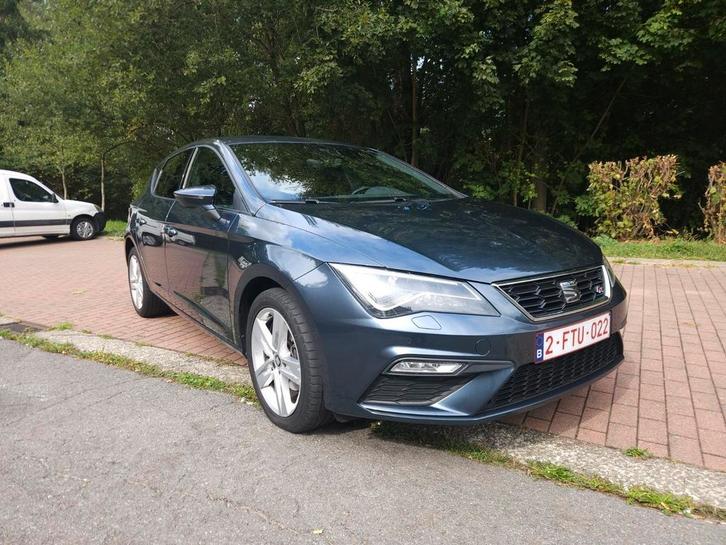 Stoel Leon Fr, Auto's, Seat, Particulier, Leon, Open dak, Diesel, Euro 6, Berline, 5 deurs, Handgeschakeld, Blauw, Zwart, Voorwielaandrijving