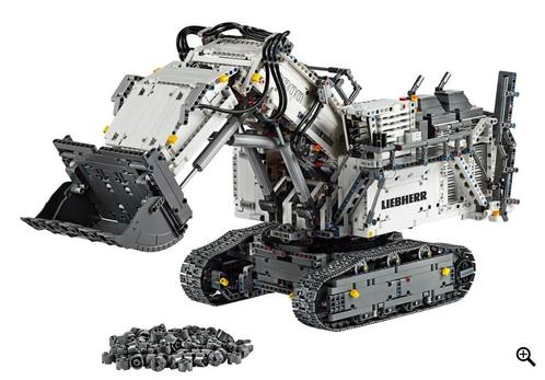 Lego Technic Powered Up Liebherr R9800 (#42100), Kinderen en Baby's, Speelgoed | Duplo en Lego, Zo goed als nieuw, Lego, Complete set