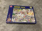 Jan van Haasteren puzzel 1000 stukjes – Dierentuin, Ophalen of Verzenden, 500 t/m 1500 stukjes, Zo goed als nieuw, Legpuzzel