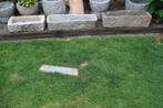 dienblad of trog in blauwe steen, plantenbak, goede keuze!!, Tuin en Terras, Ophalen, Tuin, Steen, Gebruikt