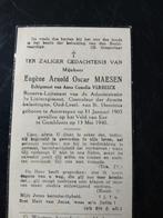 gevallen op het veld van eer  13 mei 1940, Enlèvement ou Envoi, Image pieuse