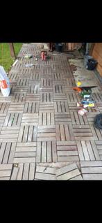 Houten tegels - gratis op te halen, Tuin en Terras, Ophalen, Gebruikt