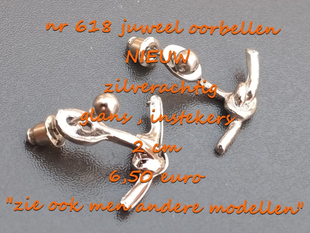 618. Bijou : boucles d'oreilles, NEUF, @DERNIÈRE PIÈCE@ vent, Autres matériaux, Argent, Envoi, Neuf