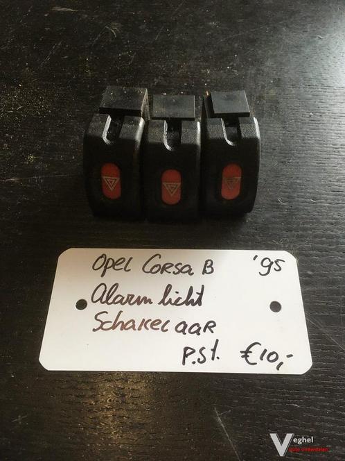 Opel Corsa B alarmlichtschakelaar 1995, Auto-onderdelen, Dashboard en Schakelaars, Gebruikt, Ophalen of Verzenden