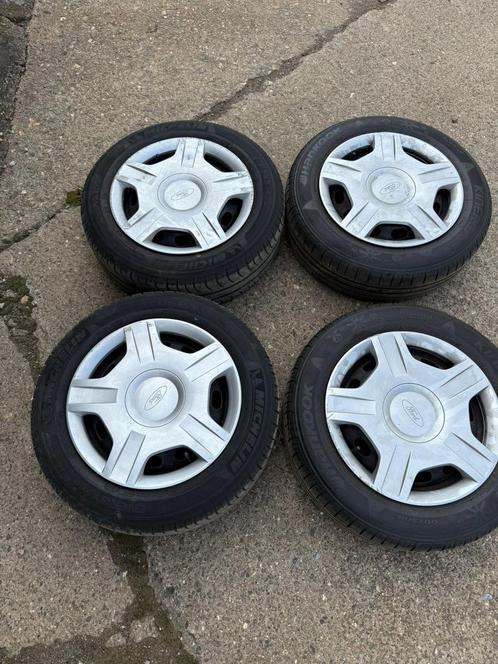4x Toles Ford 4x108 velgen + 175/65/14 band, Auto-onderdelen, Banden en Velgen, Banden en Velgen, Zomerbanden, 14 inch, 175 mm