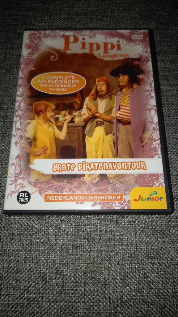 DVD Pippi Langkous, Cd's en Dvd's, Dvd's | Kinderen en Jeugd, Gebruikt, Ophalen of Verzenden