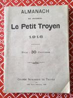 Almanach de collection 1916 « Almanach du petit Troyen », Journal ou Magazine, Avant 1920