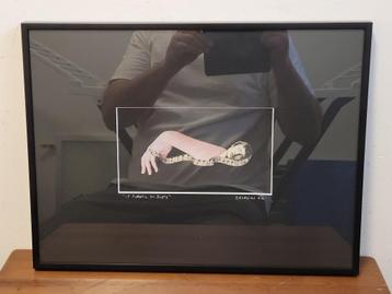 Collage-ontwerp met kunstwerk Francois-Xavier Delmeire   beschikbaar voor biedingen