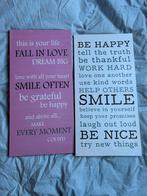 Set 2 kaders, Huis en Inrichting, Woonaccessoires | Tekstborden en Spreuken, Ophalen of Verzenden, Zo goed als nieuw