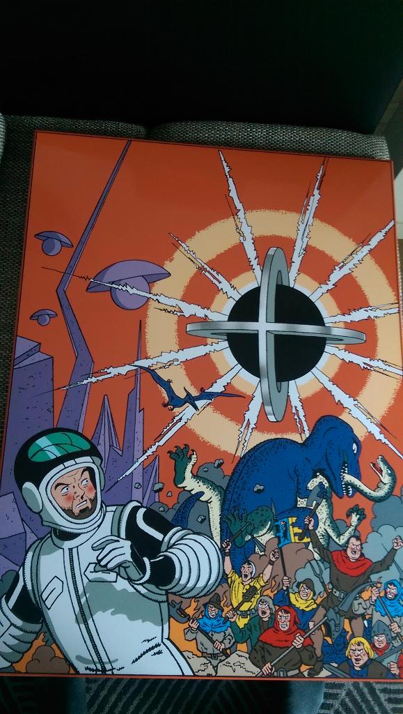 geëmailleerde plaquette van Blake en Mortimer, Verzamelen, Beelden en Beeldjes, Zo goed als nieuw, Overige typen, Ophalen