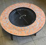 Terrashaard met BBQ grillrooster, Tuin en Terras, Tuinhaarden, Ophalen, Zo goed als nieuw