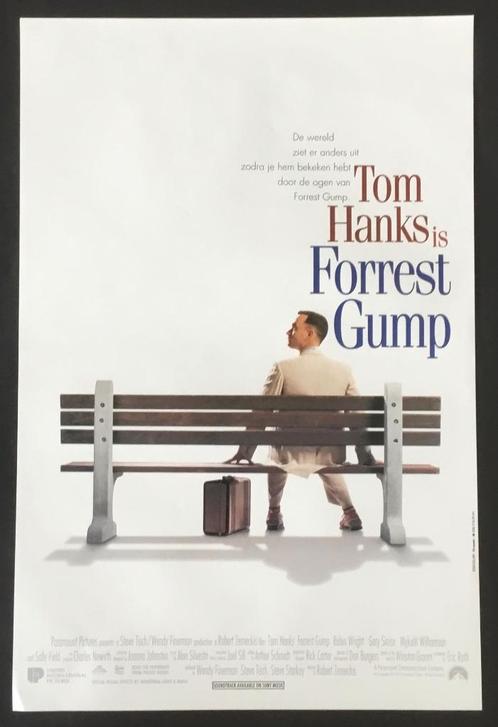 Filmaffiche FOREST GUMP Tom CRUISE, Verzamelen, Film en Tv, Zo goed als nieuw, Film, Poster, Ophalen of Verzenden