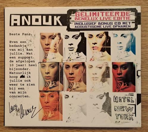 Anouk - Gelimiteerde BNL Live Editie - Hotel New York, Cd's en Dvd's, Cd's | Rock, Zo goed als nieuw, Poprock, Ophalen of Verzenden