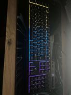 Clavier corsair k55 rgb pro, Computers en Software, Toetsenborden, Ophalen, Gebruikt, Gaming toetsenbord, Azerty